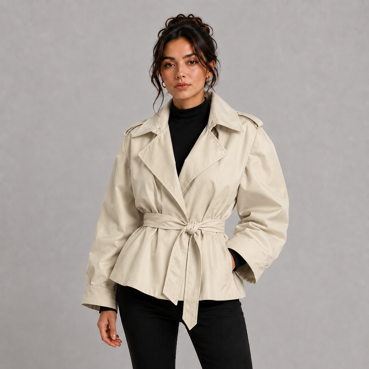 Gabardina satinada